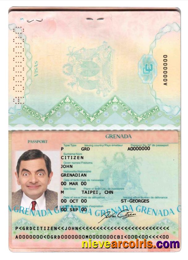Grenada passport